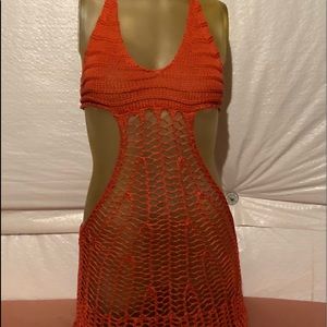 Halter top bathing suit cover